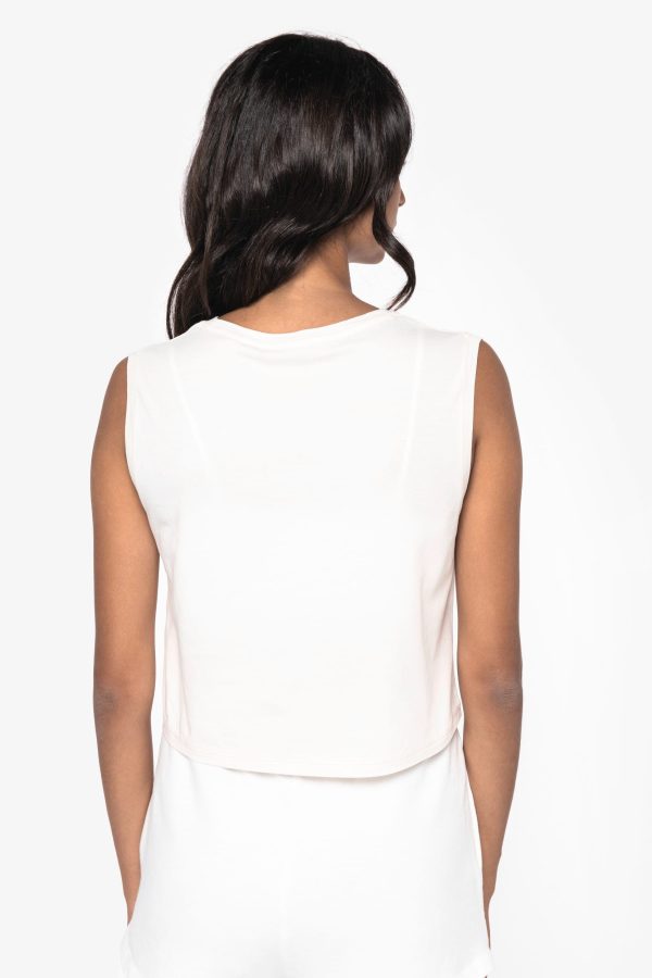 T-shirt écoresponsable  crop sans manche femme – Image 266