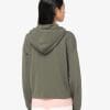 Sweat-shirt écoresponsable zippée à capuche French Terry femme – Image 305