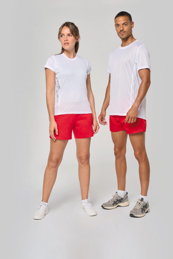 T-shirt de sport bi-matière manches courtes femme – Image 1677
