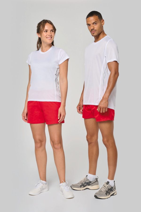 T-shirt de sport bi-matière manches courtes femme – Image 1679