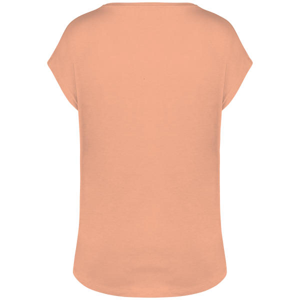 T-shirt écoresponsable loose à col V femme – Image 148