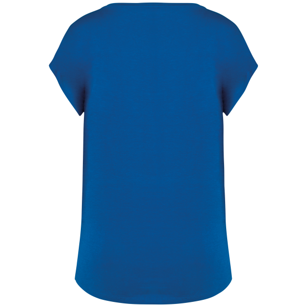 T-shirt écoresponsable loose à col V femme – Image 172