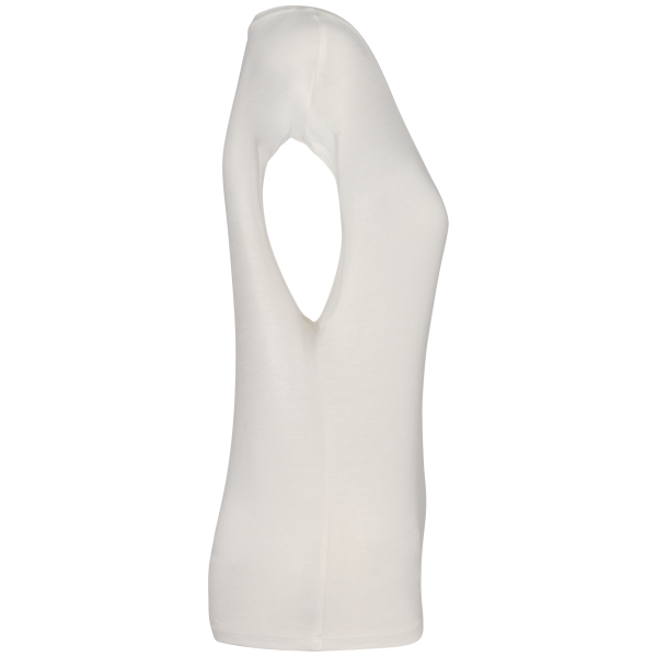 T-shirt écoresponsable loose à col V femme – Image 167
