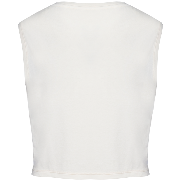 T-shirt écoresponsable  crop sans manche femme – Image 275