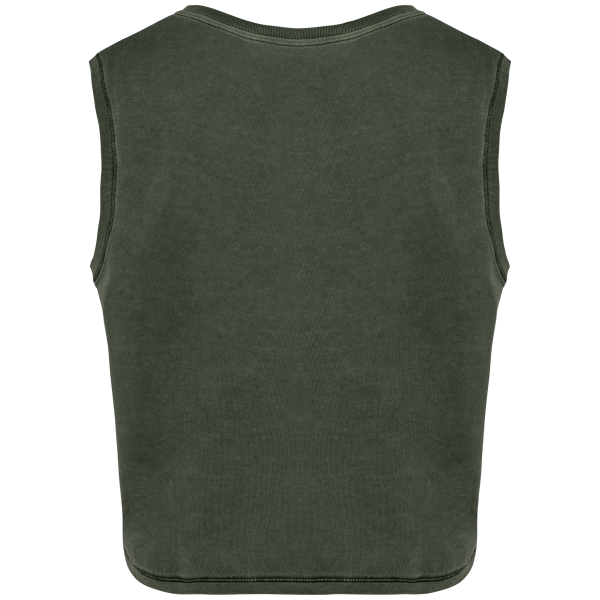 T-shirt écoresponsable  crop sans manche femme – Image 291