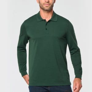 Polo manches longues homme