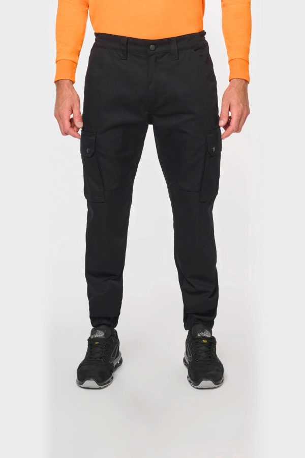 Pantalon cargo unisexe avec bas élastiqué – Image 204