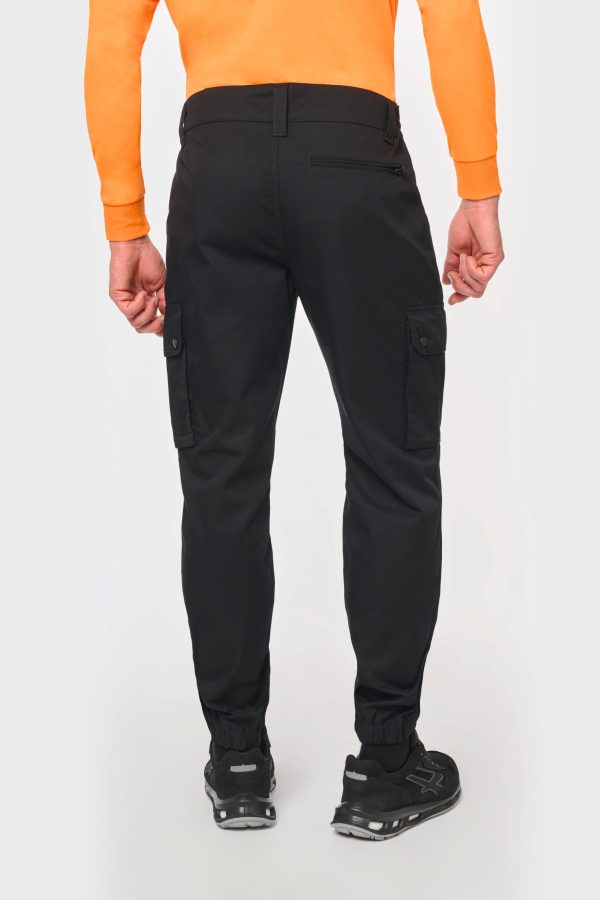 Pantalon cargo unisexe avec bas élastiqué – Image 205