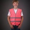 Gilet avec bordures et bandes réfléchissantes