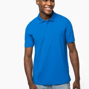 Polo piqué manches courtes homme