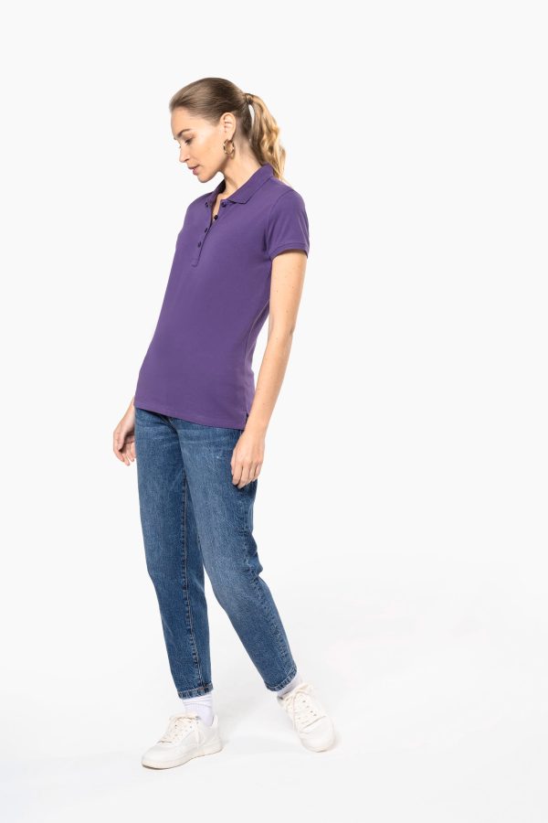 Polo piqué manches courtes femme – Image 725