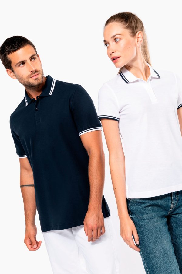 Polo femme manches courtes à rayures – Image 246