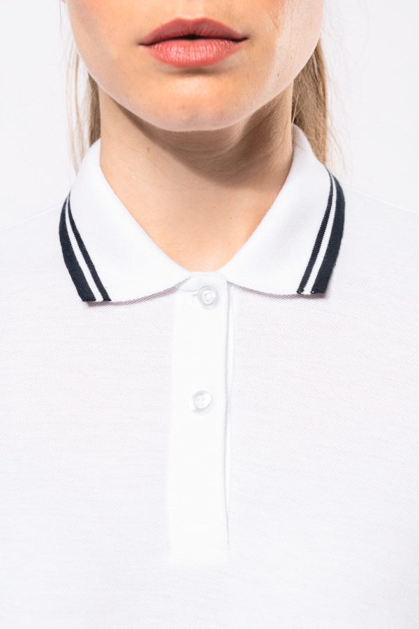 Polo femme manches courtes à rayures – Image 249