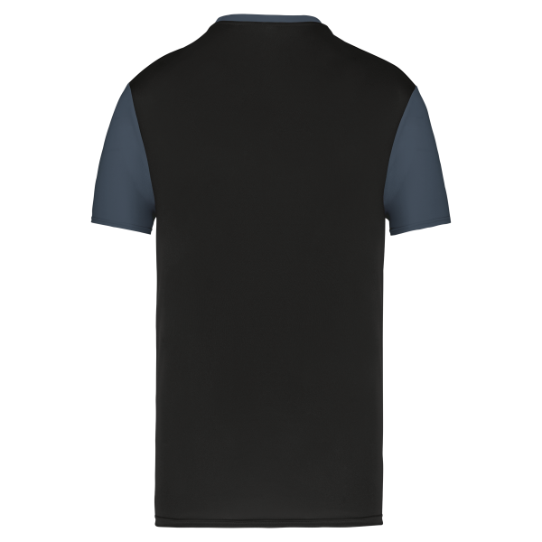 Maillot manches courtes bicolore unisexe – Image 468