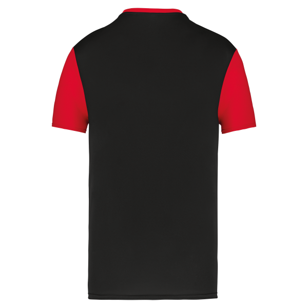 Maillot manches courtes bicolore unisexe – Image 482