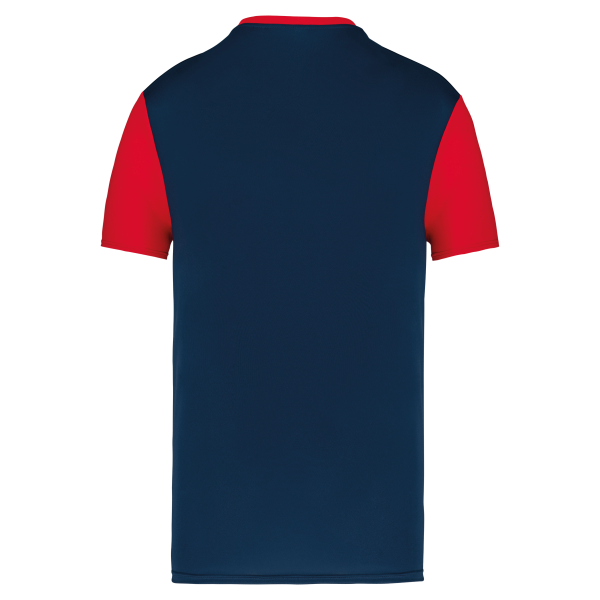 Maillot manches courtes bicolore unisexe – Image 650