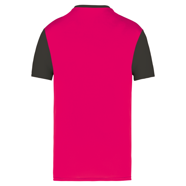 Maillot manches courtes bicolore unisexe – Image 678