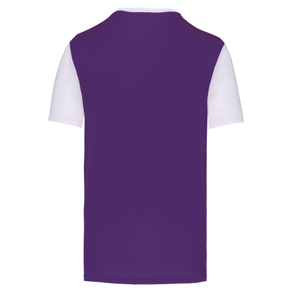 Maillot manches courtes bicolore unisexe – Image 692