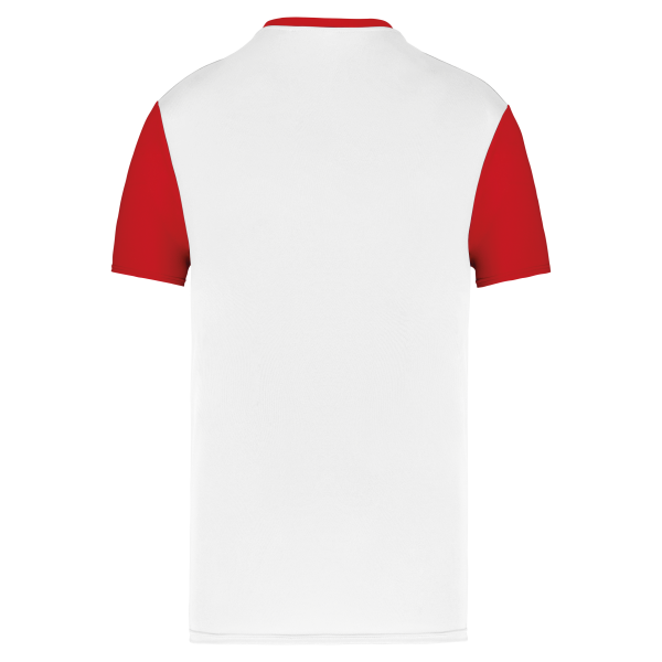 Maillot manches courtes bicolore unisexe – Image 790