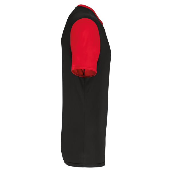 Maillot manches courtes bicolore unisexe – Image 483
