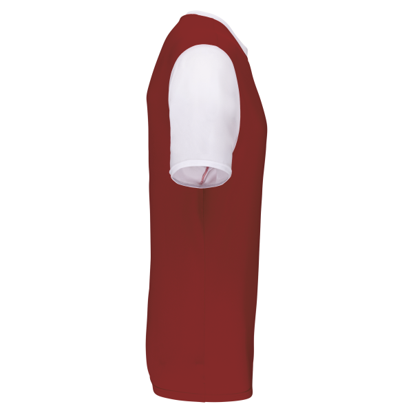 Maillot manches courtes bicolore unisexe – Image 553