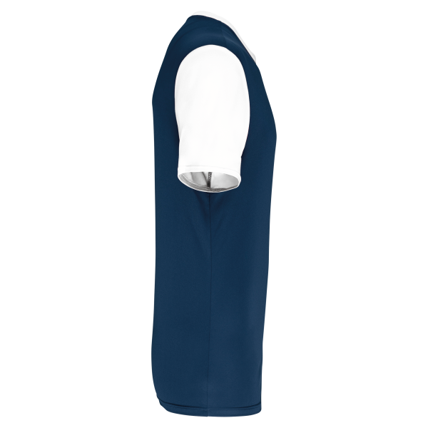 Maillot manches courtes bicolore unisexe – Image 665