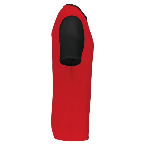 Maillot manches courtes bicolore unisexe – Image 721