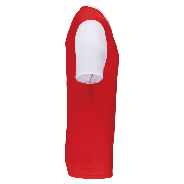 Maillot manches courtes bicolore unisexe – Image 735