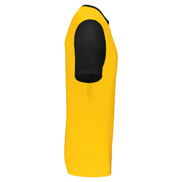 Maillot manches courtes bicolore unisexe – Image 749