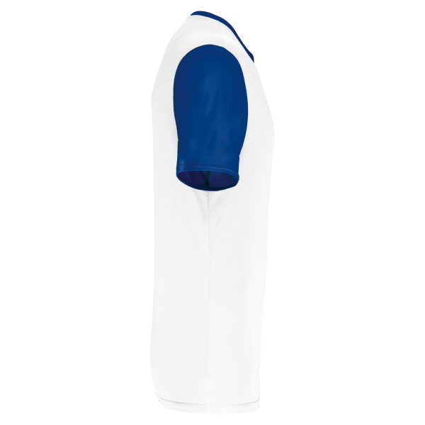 Maillot manches courtes bicolore unisexe – Image 777