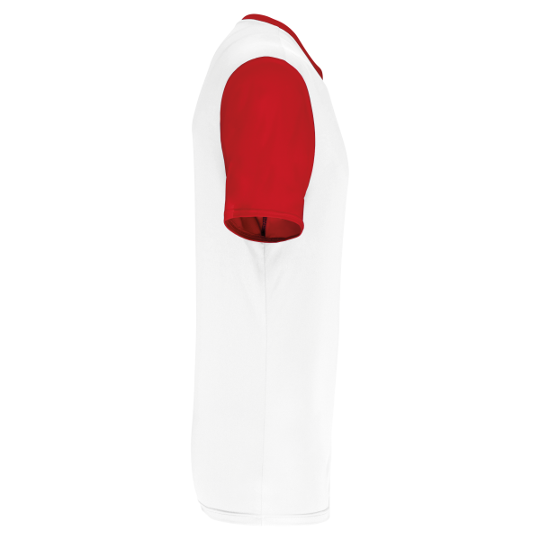 Maillot manches courtes bicolore unisexe – Image 791