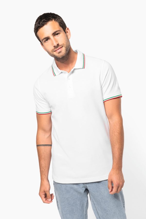 Polo maille piquée manches courtes homme – Image 388