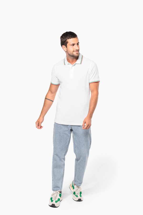 Polo maille piquée manches courtes homme – Image 390