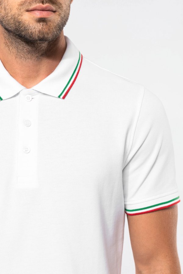 Polo maille piquée manches courtes homme – Image 396