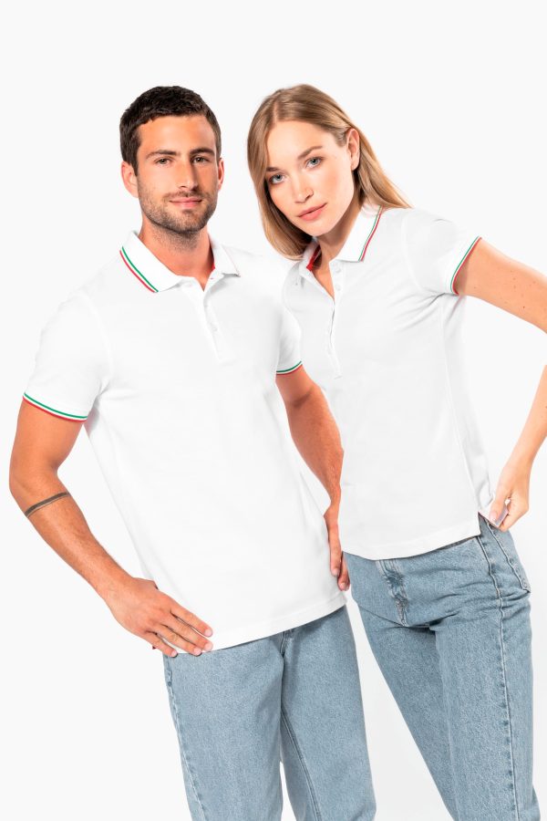 Polo maille piquée manches courtes homme – Image 391