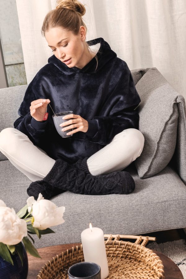 Plaid poncho unisexe – Image 34
