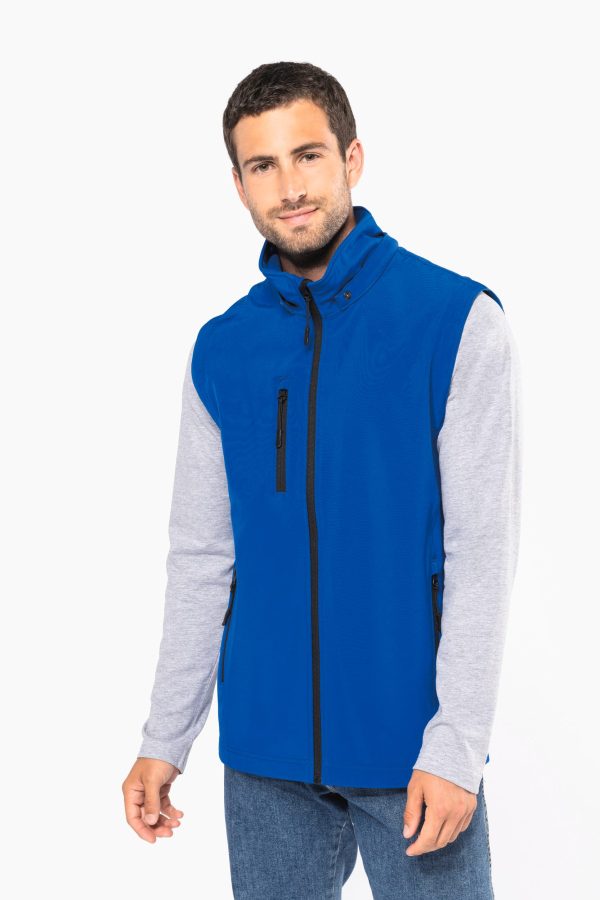 Veste Softshell 3 couches à capuche avec manches amovibles unisexe – Image 298