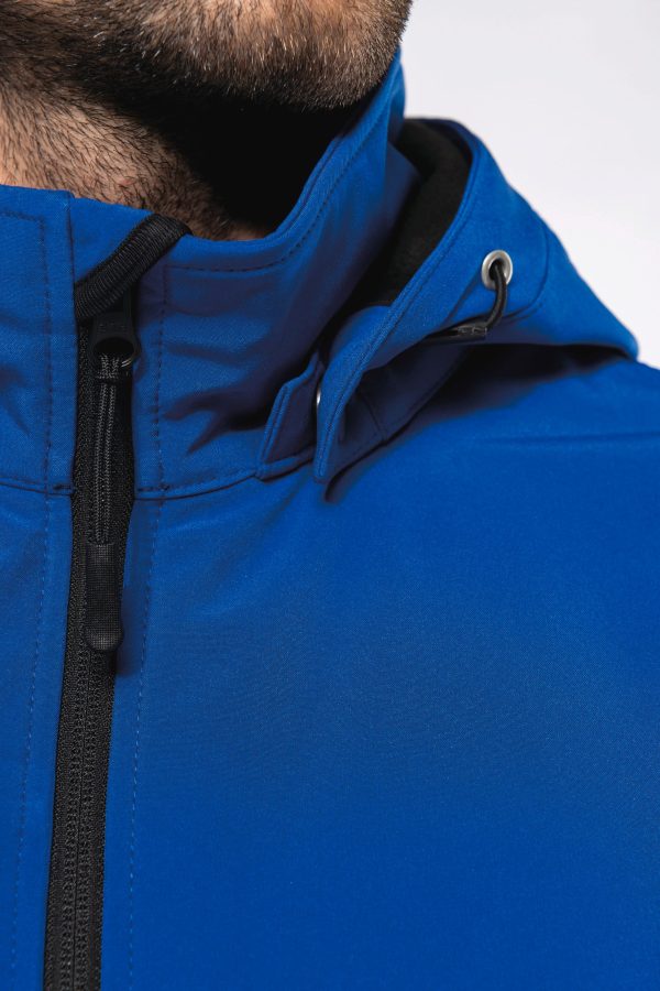 Veste Softshell 3 couches à capuche avec manches amovibles unisexe – Image 311