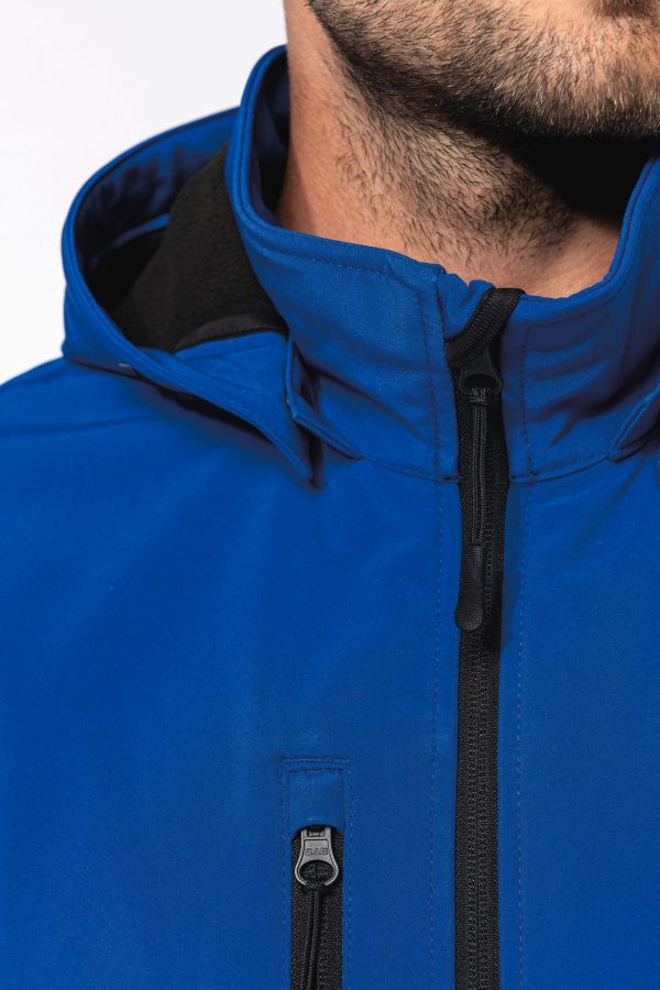 Veste Softshell 3 couches à capuche avec manches amovibles unisexe – Image 309