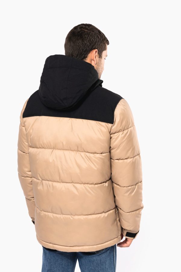 Parka matelassée à capuche bi-ton unisexe – Image 199
