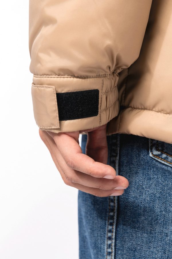 Parka matelassée à capuche bi-ton unisexe – Image 213