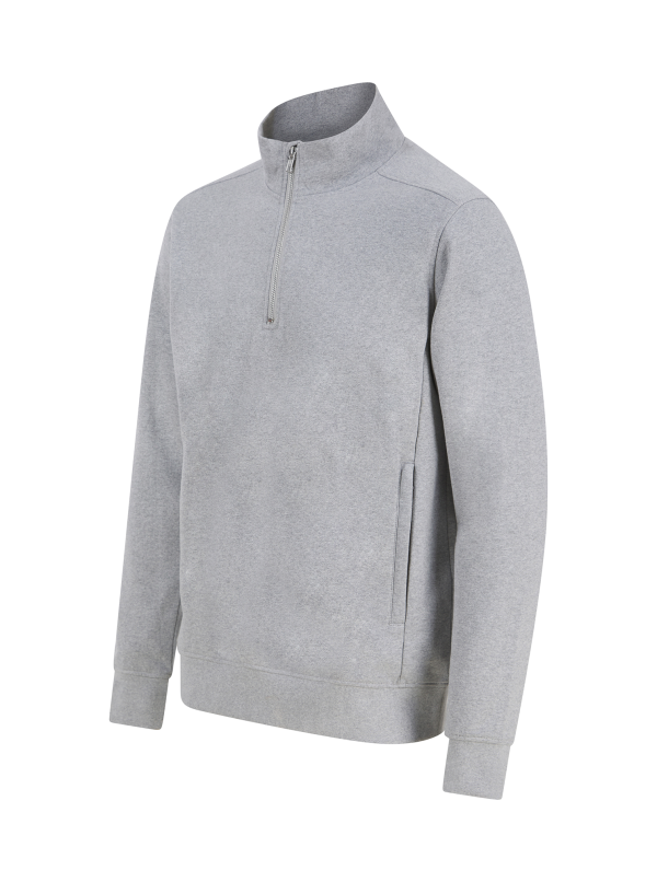 Sweat-shirt col zippé unisexe – Image 271