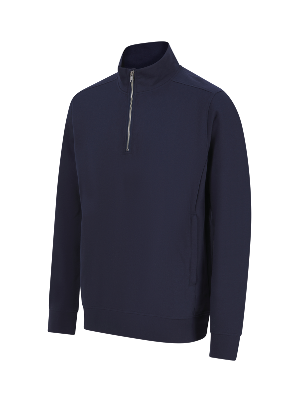 Sweat-shirt col zippé unisexe – Image 295