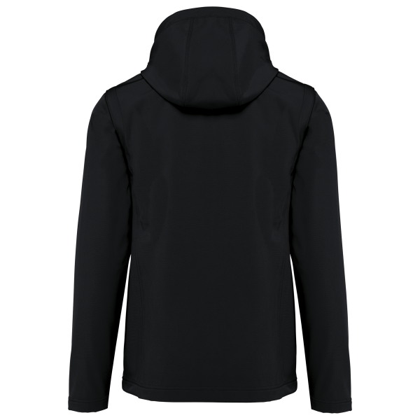 Veste Softshell 3 couches à capuche avec manches amovibles unisexe – Image 315