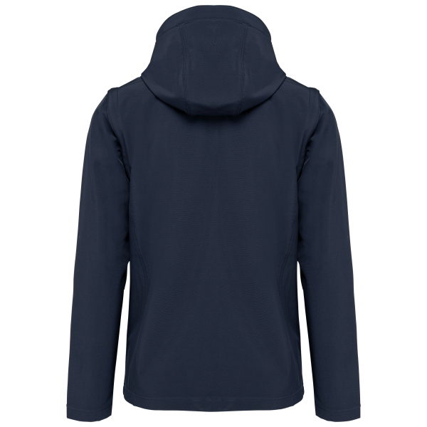 Veste Softshell 3 couches à capuche avec manches amovibles unisexe – Image 387