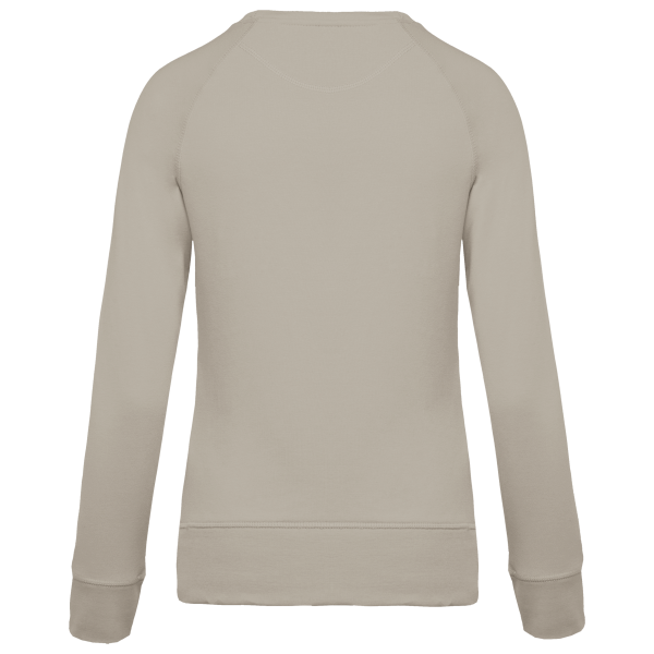 Sweat-shirt Bio col rond manches raglan femme – Image 2003