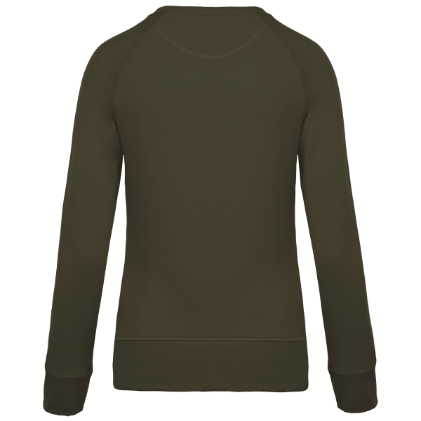 Sweat-shirt Bio col rond manches raglan femme – Image 2051