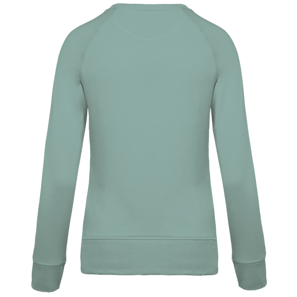 Sweat-shirt Bio col rond manches raglan femme – Image 2099