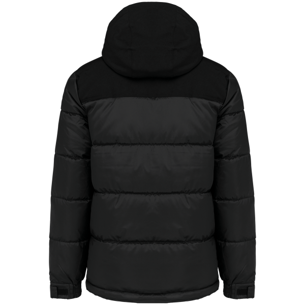 Parka matelassée à capuche bi-ton unisexe – Image 215
