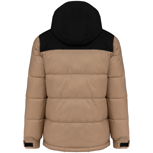 Parka matelassée à capuche bi-ton unisexe – Image 247